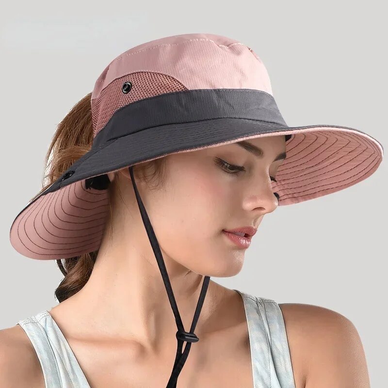 ShadeGuard UV-Schutzhut mit breiter Krempe und modischem Design 1