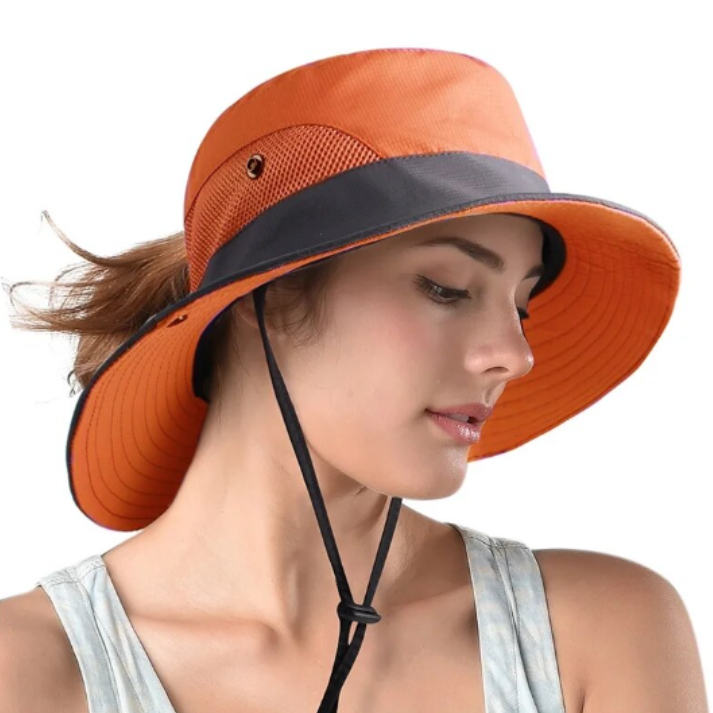 ShadeGuard UV-Schutzhut mit breiter Krempe und modischem Design 3