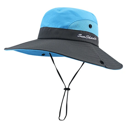 ShadeGuard UV-Schutzhut mit breiter Krempe und modischem Design 6