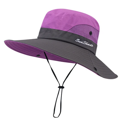 ShadeGuard UV-Schutzhut mit breiter Krempe und modischem Design 7