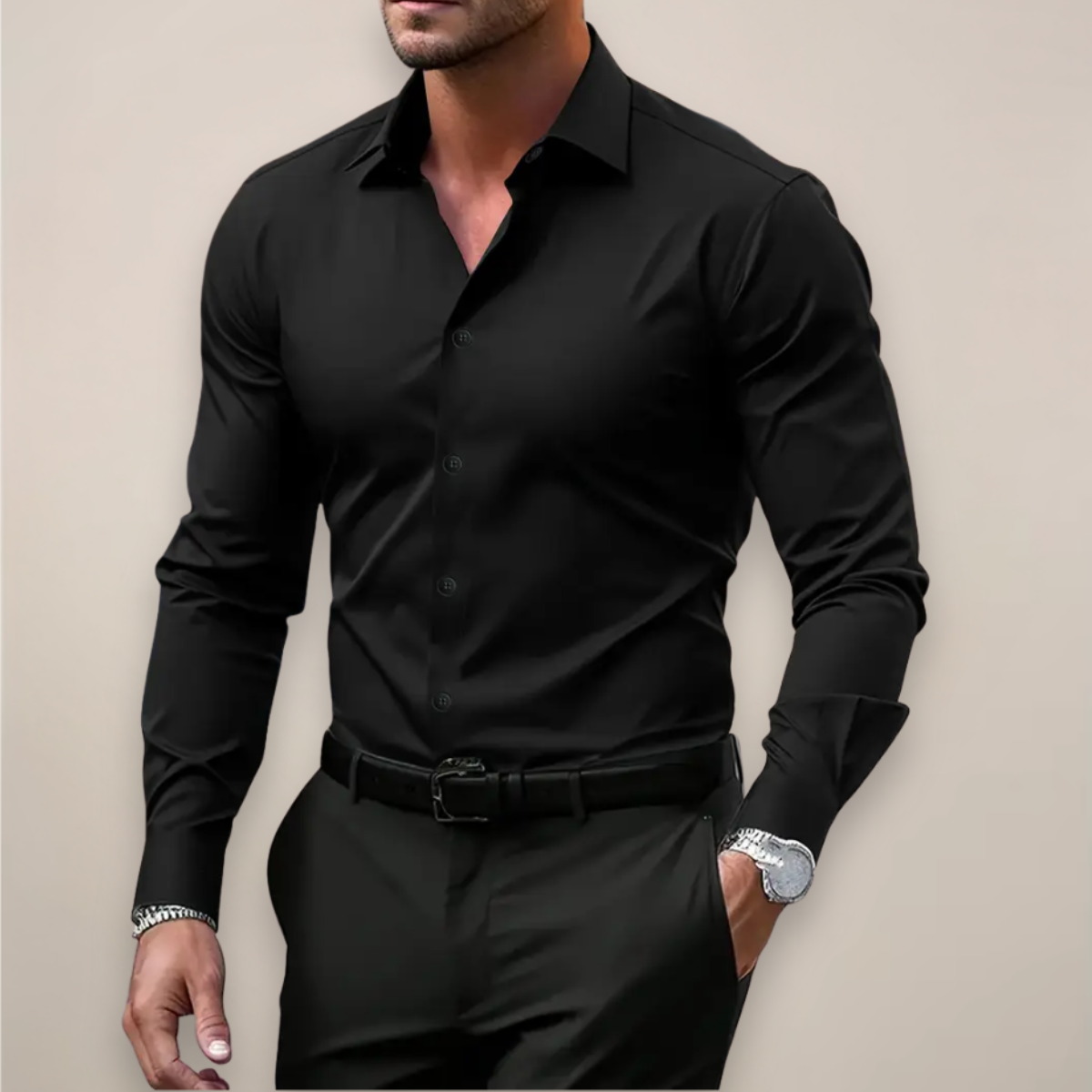 Slim-Hemd Silvanus | Elegantes Herrenhemd Frühling 1