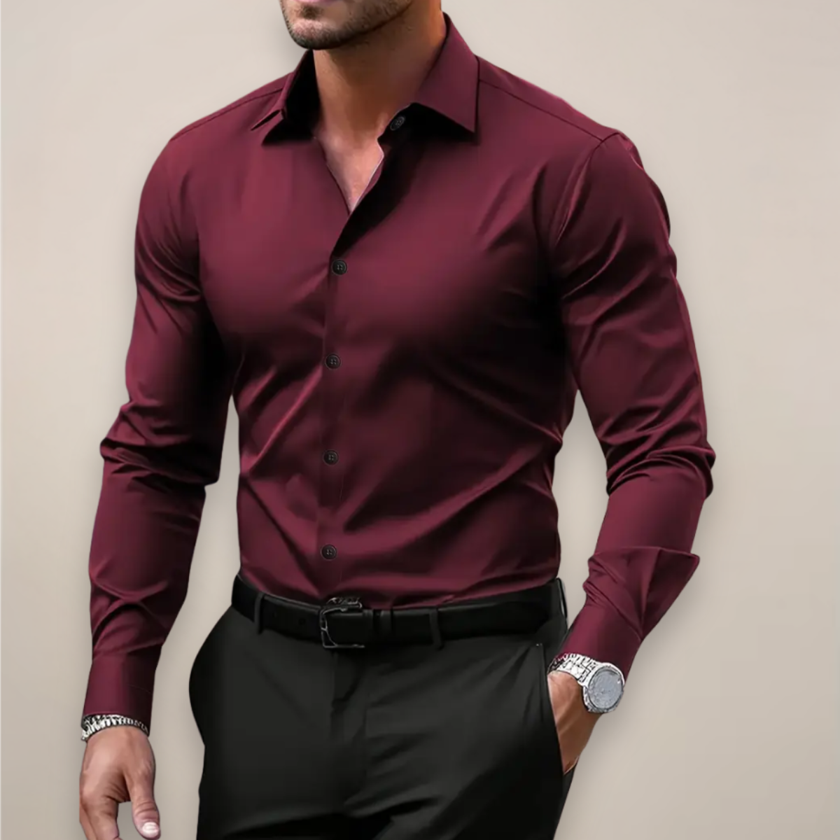 Slim-Hemd Silvanus | Elegantes Herrenhemd Frühling 3