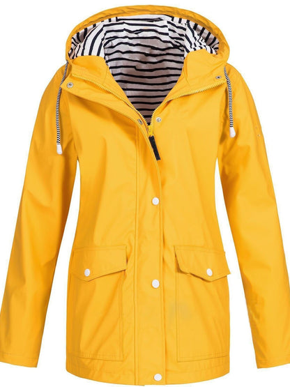 Sophie | Wasser- und winddichte Damenjacke lang 0