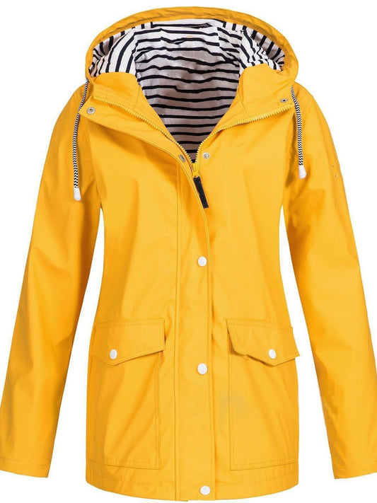 Sophie | Wasser- und winddichte Damenjacke lang 0