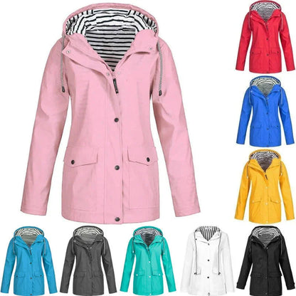 Sophie | Wasser- und winddichte Damenjacke lang 1