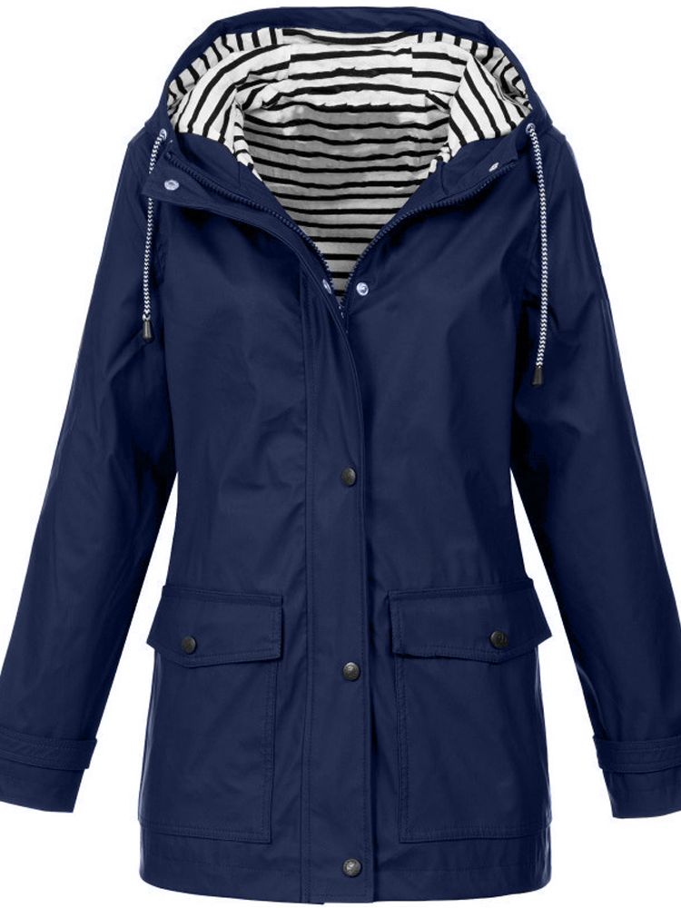 Sophie | Wasser- und winddichte Damenjacke lang 10