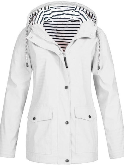 Sophie | Wasser- und winddichte Damenjacke lang 3