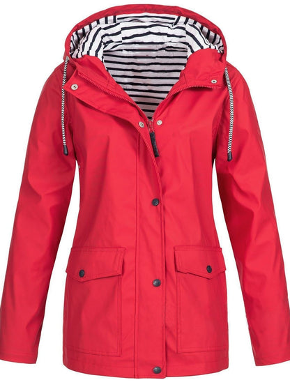 Sophie | Wasser- und winddichte Damenjacke lang 4