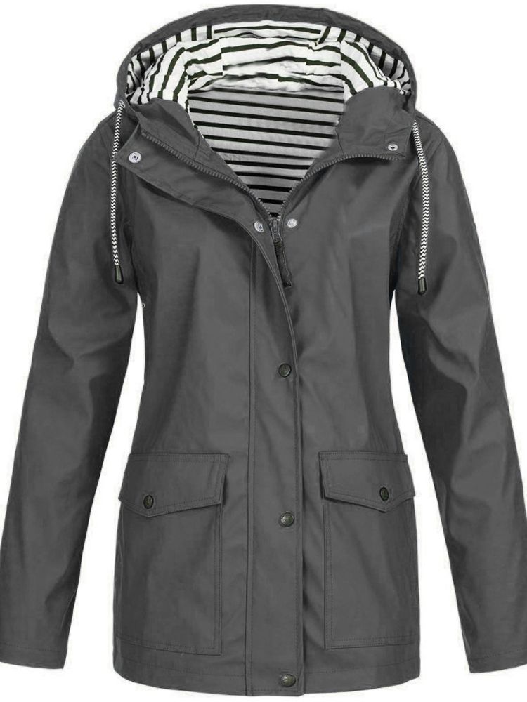 Sophie | Wasser- und winddichte Damenjacke lang 5