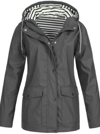Sophie | Wasser- und winddichte Damenjacke lang 5