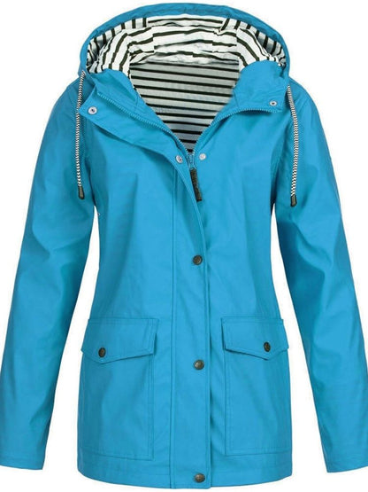 Sophie | Wasser- und winddichte Damenjacke lang 9
