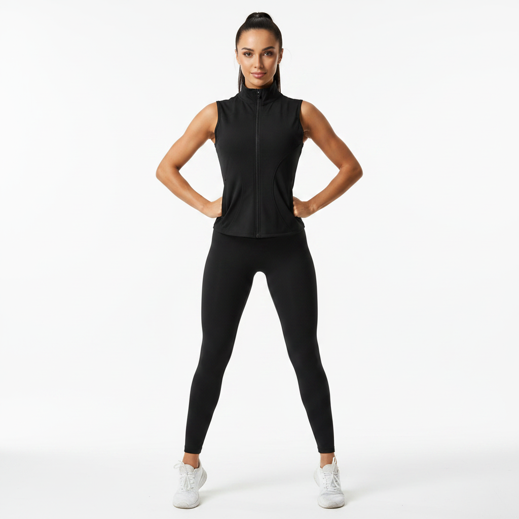 Sportliches Ärmelloses Top für Damen | Fitnessbekleidung