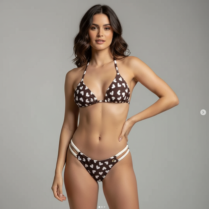 Leopardenmuster Bikini Set | Damen Bademode