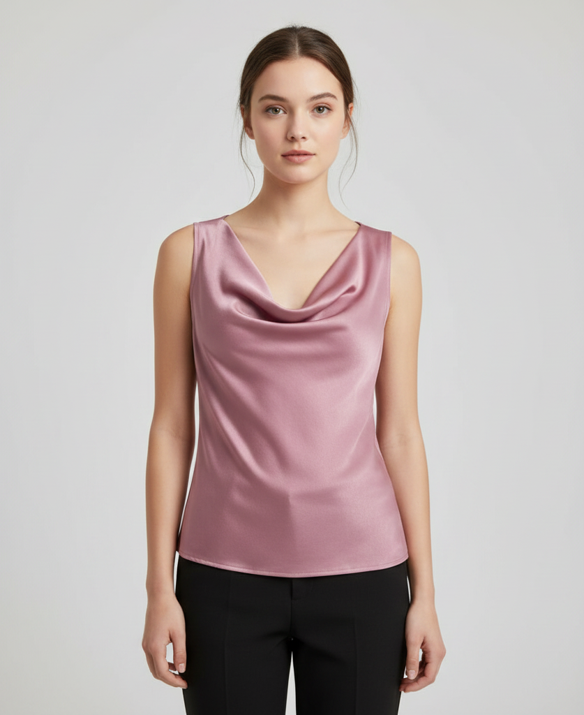 Natürliche Seide | Damen Jersey Tanktop
