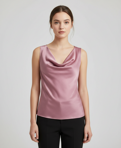 Natürliche Seide | Damen Jersey Tanktop