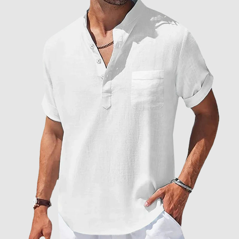 Sunwalk Henley-Shirt | Lässiges Herrenhemd aus Baumwolle 2