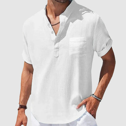 Sunwalk Henley-Shirt | Lässiges Herrenhemd aus Baumwolle 2