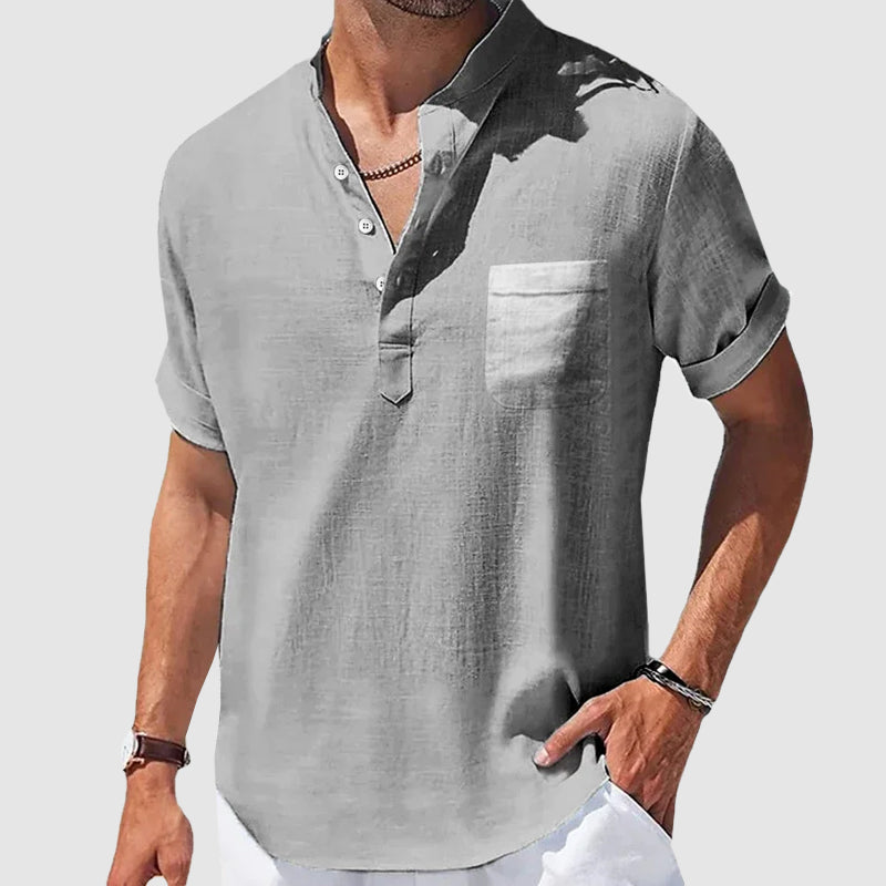 Sunwalk Henley-Shirt | Lässiges Herrenhemd aus Baumwolle 3
