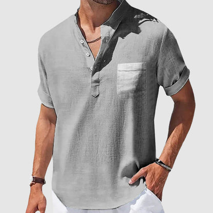 Sunwalk Henley-Shirt | Lässiges Herrenhemd aus Baumwolle 3