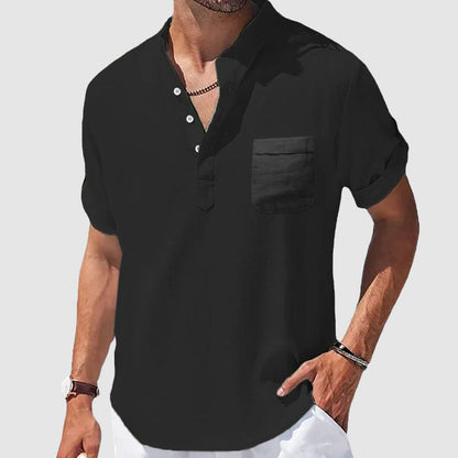 Sunwalk Henley-Shirt | Lässiges Herrenhemd aus Baumwolle 4