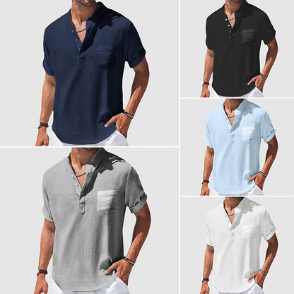 Sunwalk Henley-Shirt | Lässiges Herrenhemd aus Baumwolle 5