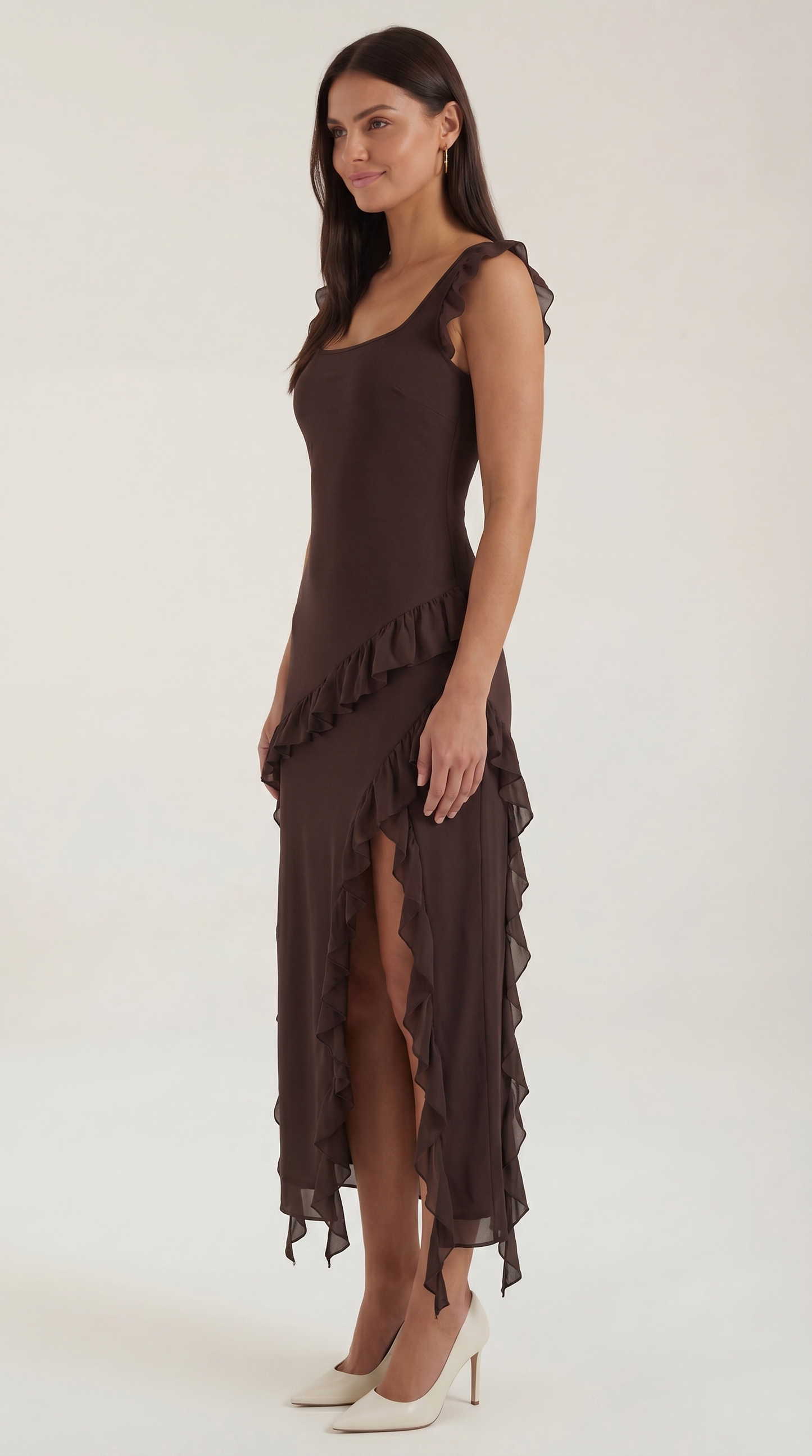 Susan | Maxikleid mit Rüschen 1