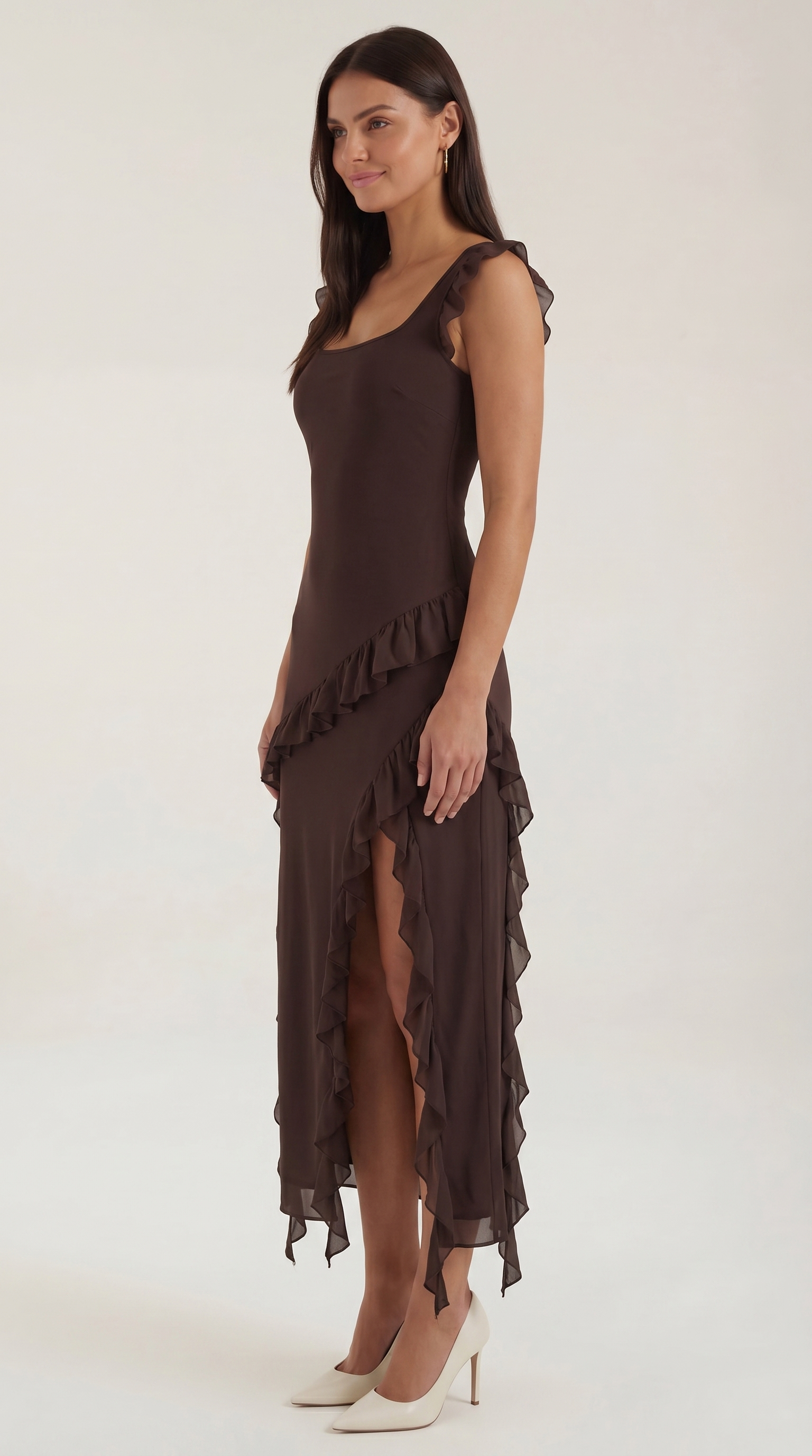 Susan | Maxikleid mit Rüschen 1