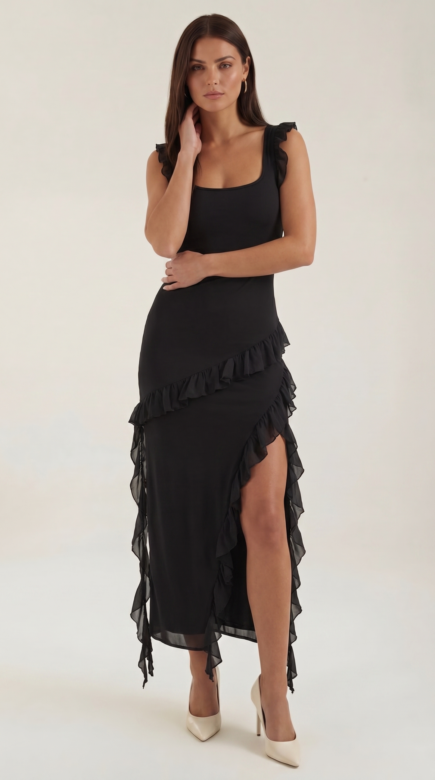 Susan | Maxikleid mit Rüschen 10