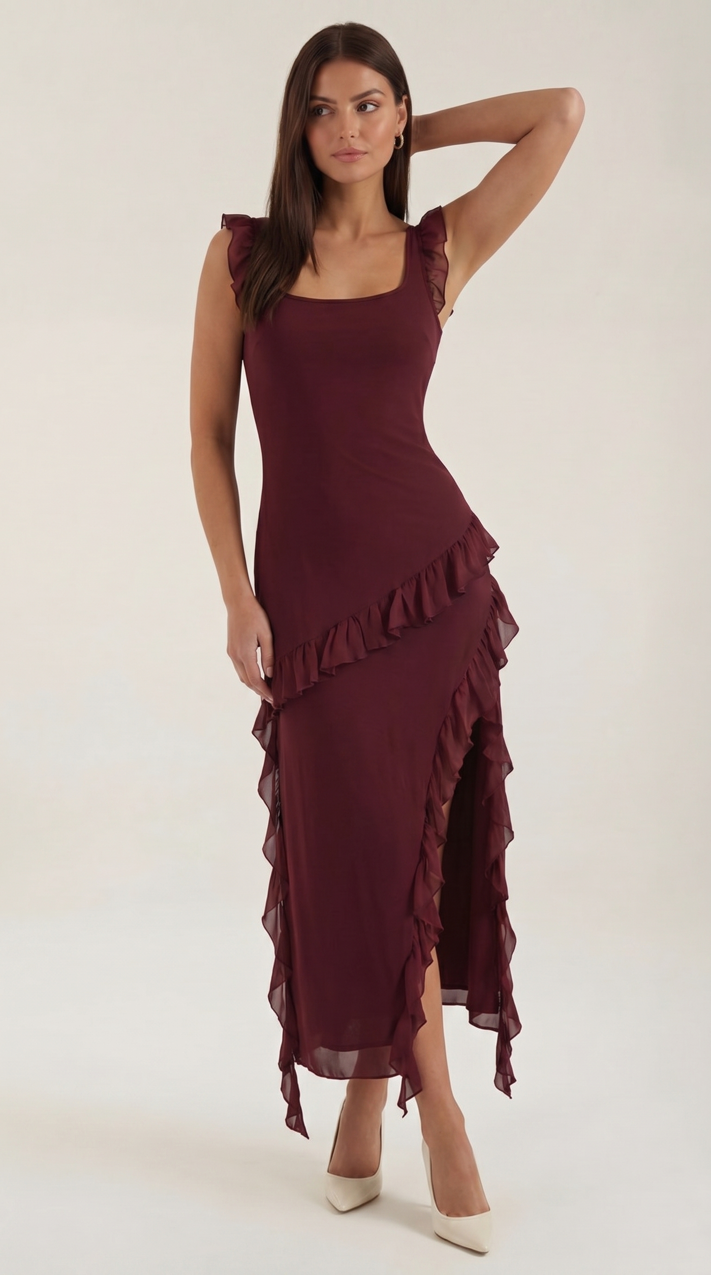 Susan | Maxikleid mit Rüschen 11