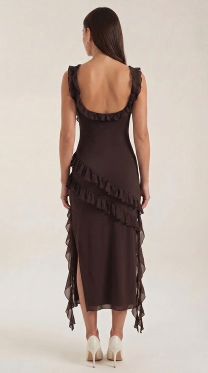 Susan | Maxikleid mit Rüschen 3