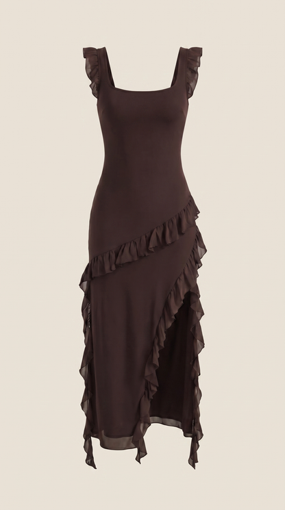 Susan | Maxikleid mit Rüschen 4