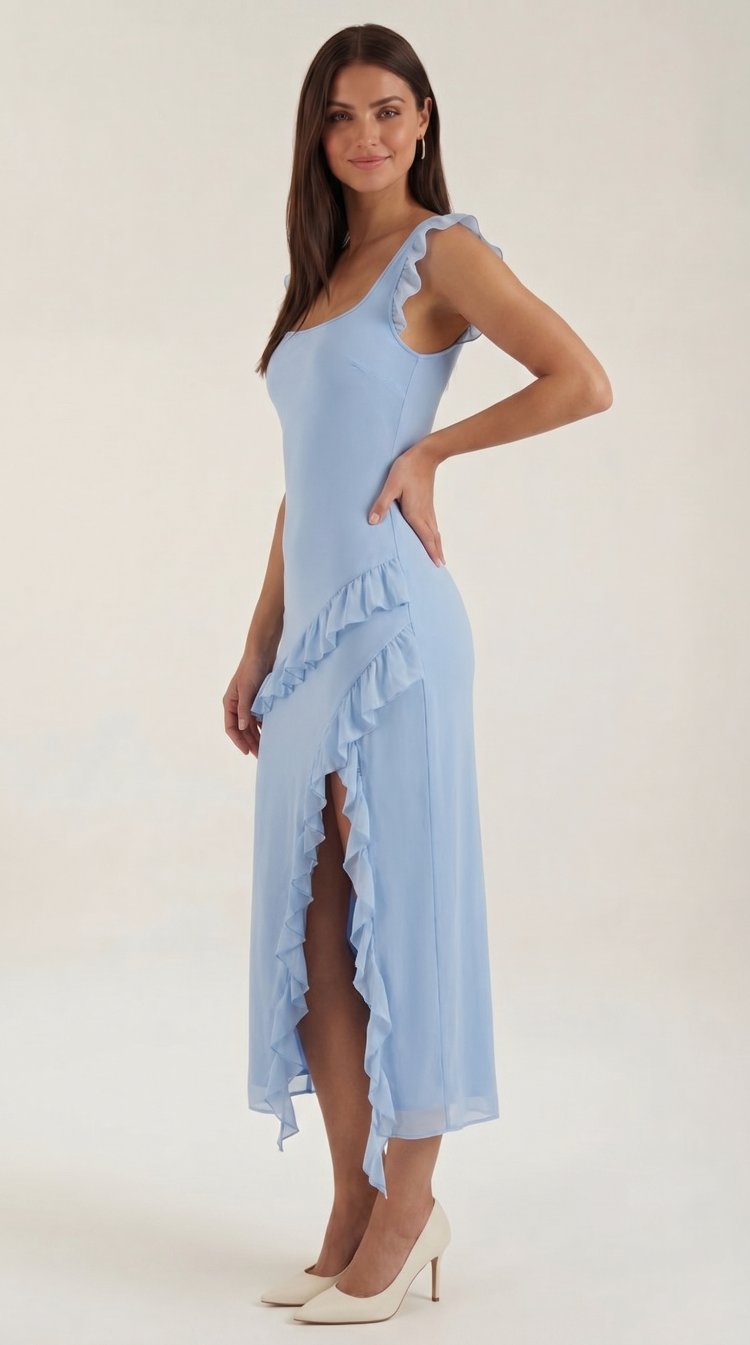 Susan | Maxikleid mit Rüschen 6