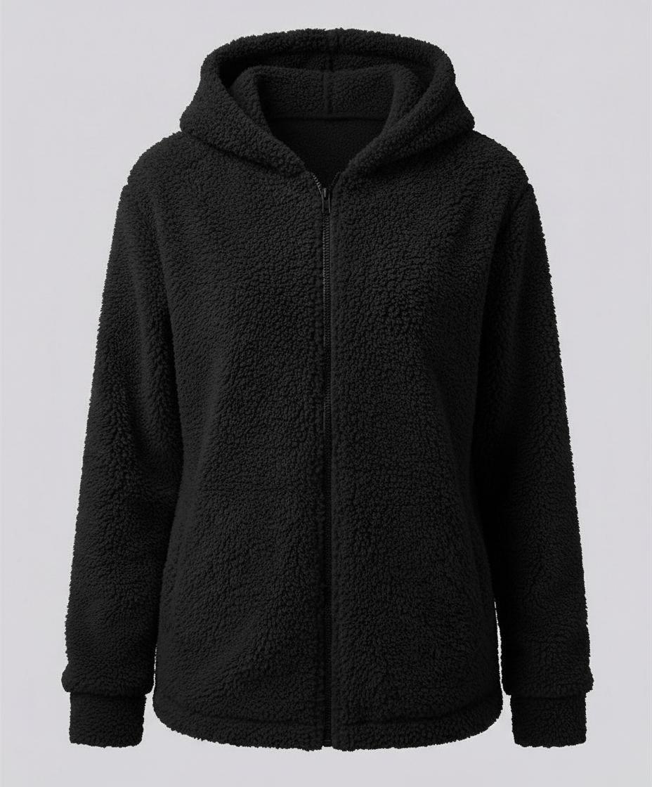 Teddy Fleece Jacke Damen | Warme Freizeitjacke 7