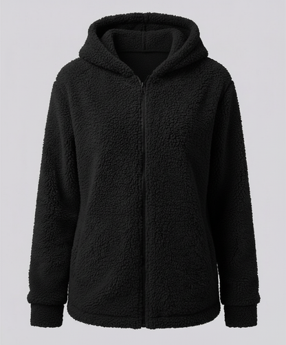 Teddy Fleece Jacke Damen | Warme Freizeitjacke 7