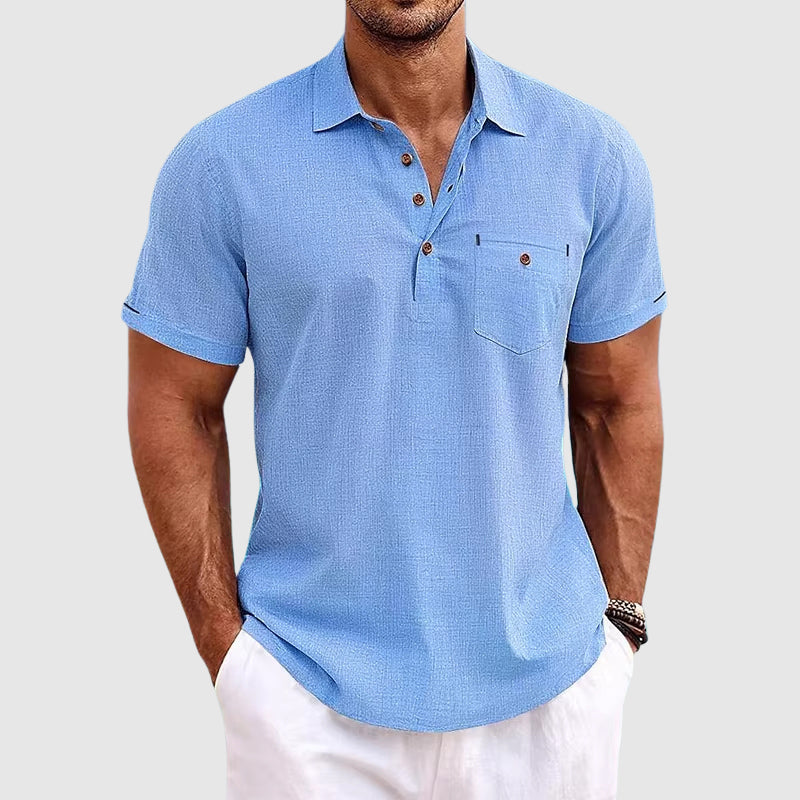 Theodore Willow | Leinen-Poloshirt 0
