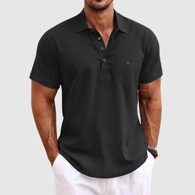 Theodore Willow | Leinen-Poloshirt 1