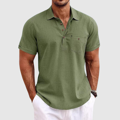 Theodore Willow | Leinen-Poloshirt 4