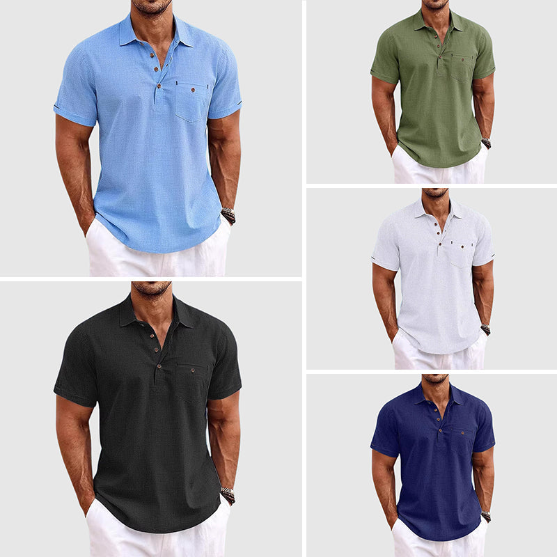 Theodore Willow | Leinen-Poloshirt 5