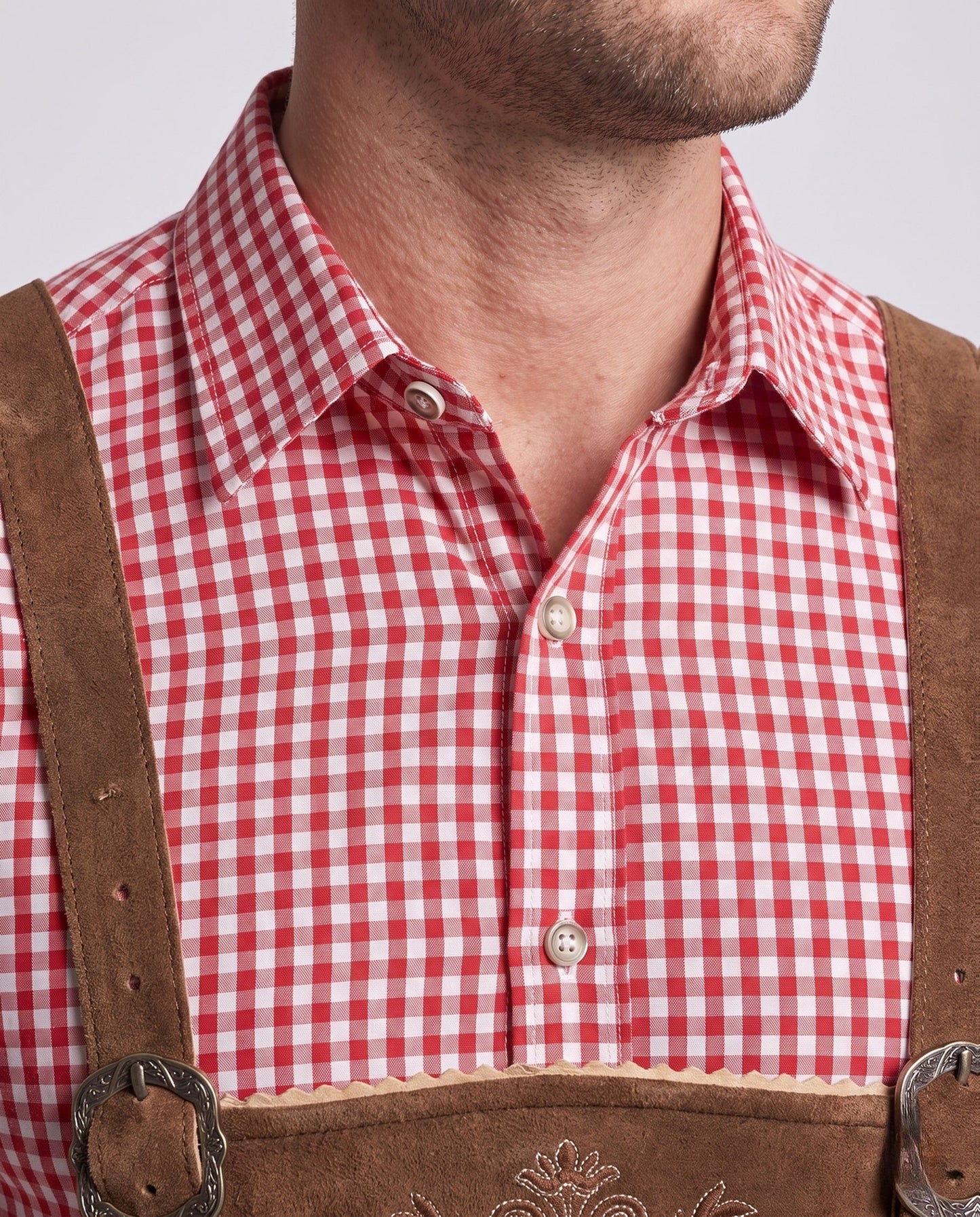 Trachten-Lederhose Herren | Traditionelle Oktoberfest Trachtenhose 2
