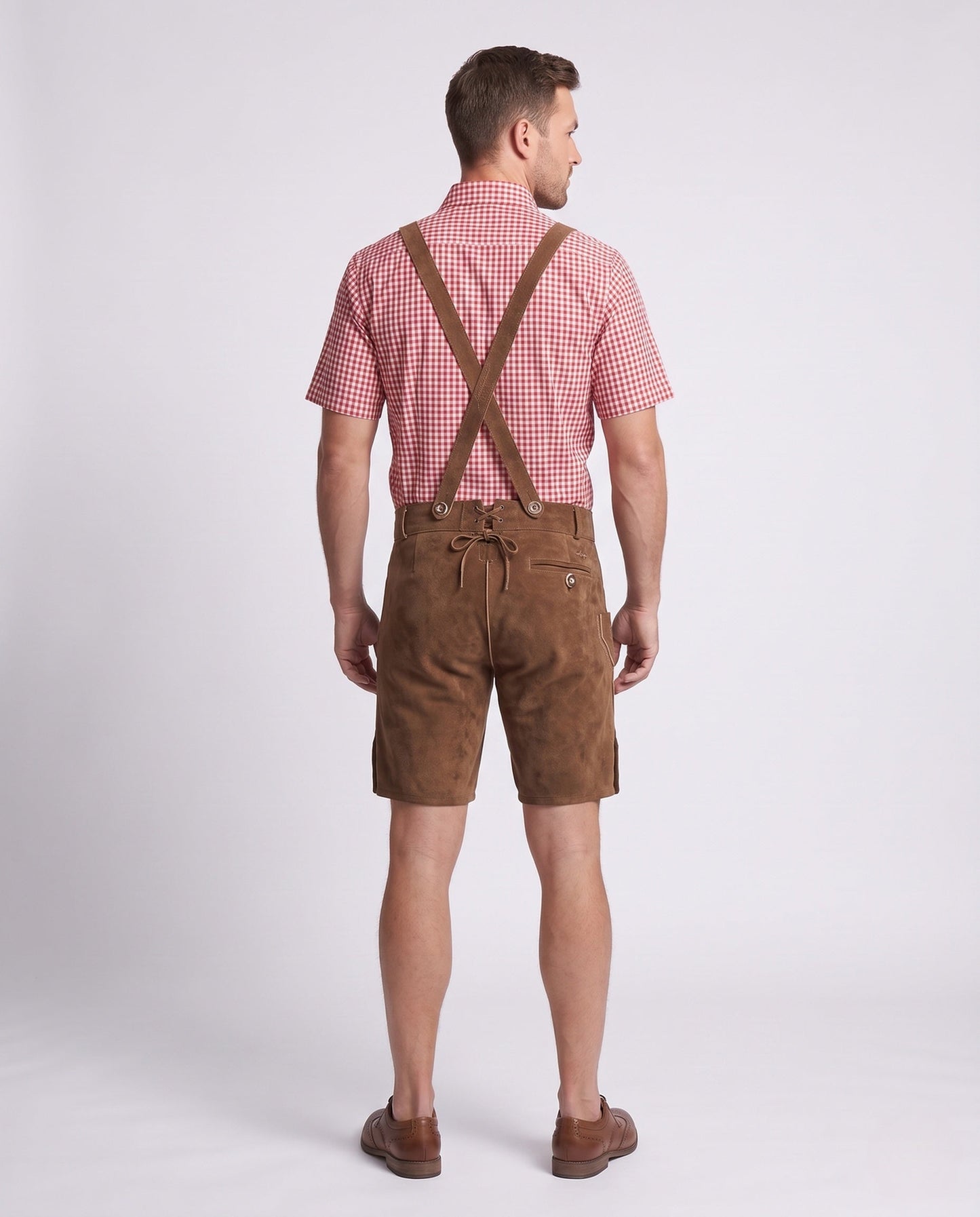 Trachten-Lederhose Herren | Traditionelle Oktoberfest Trachtenhose 3
