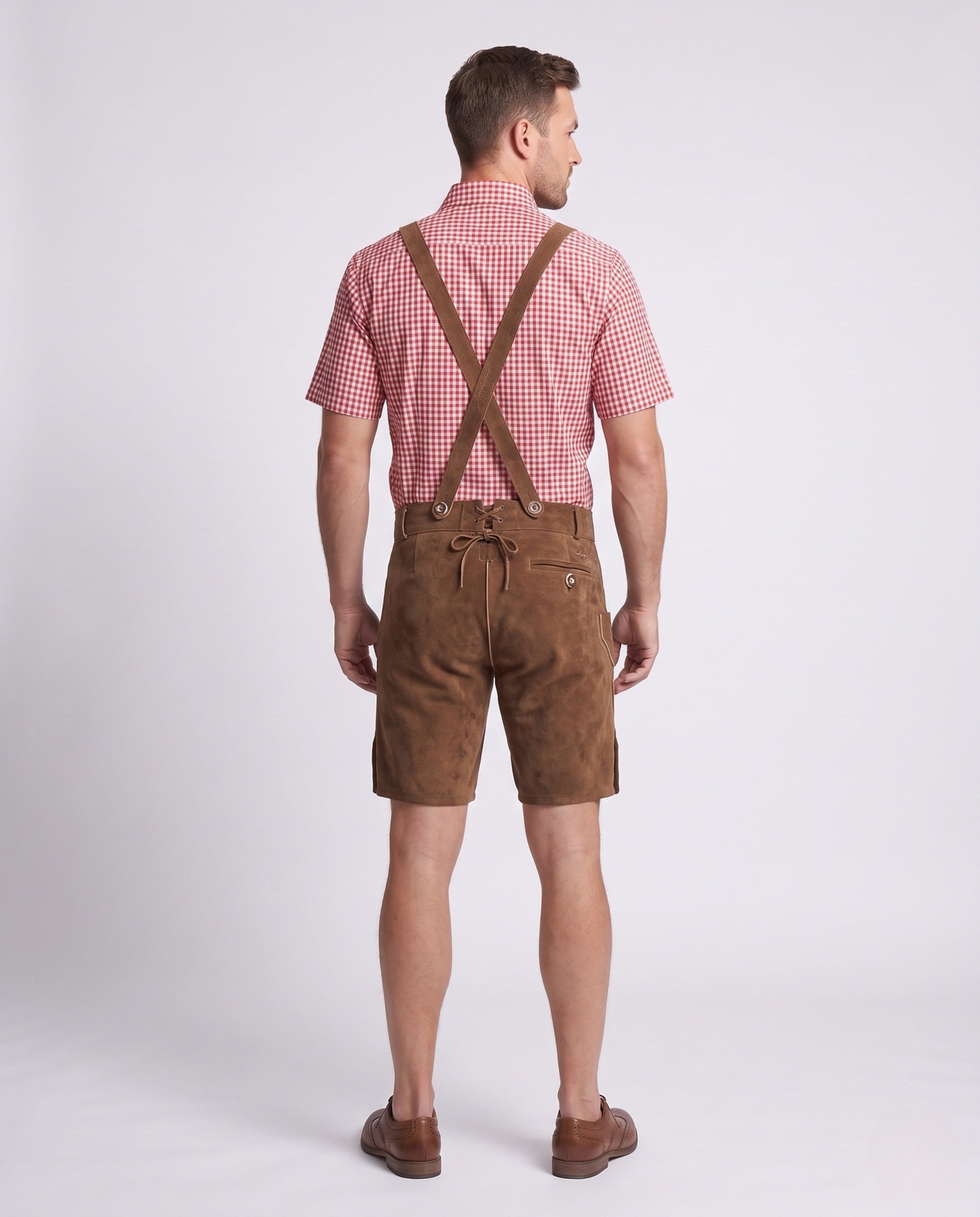 Trachten-Lederhose Herren | Traditionelle Oktoberfest Trachtenhose 3