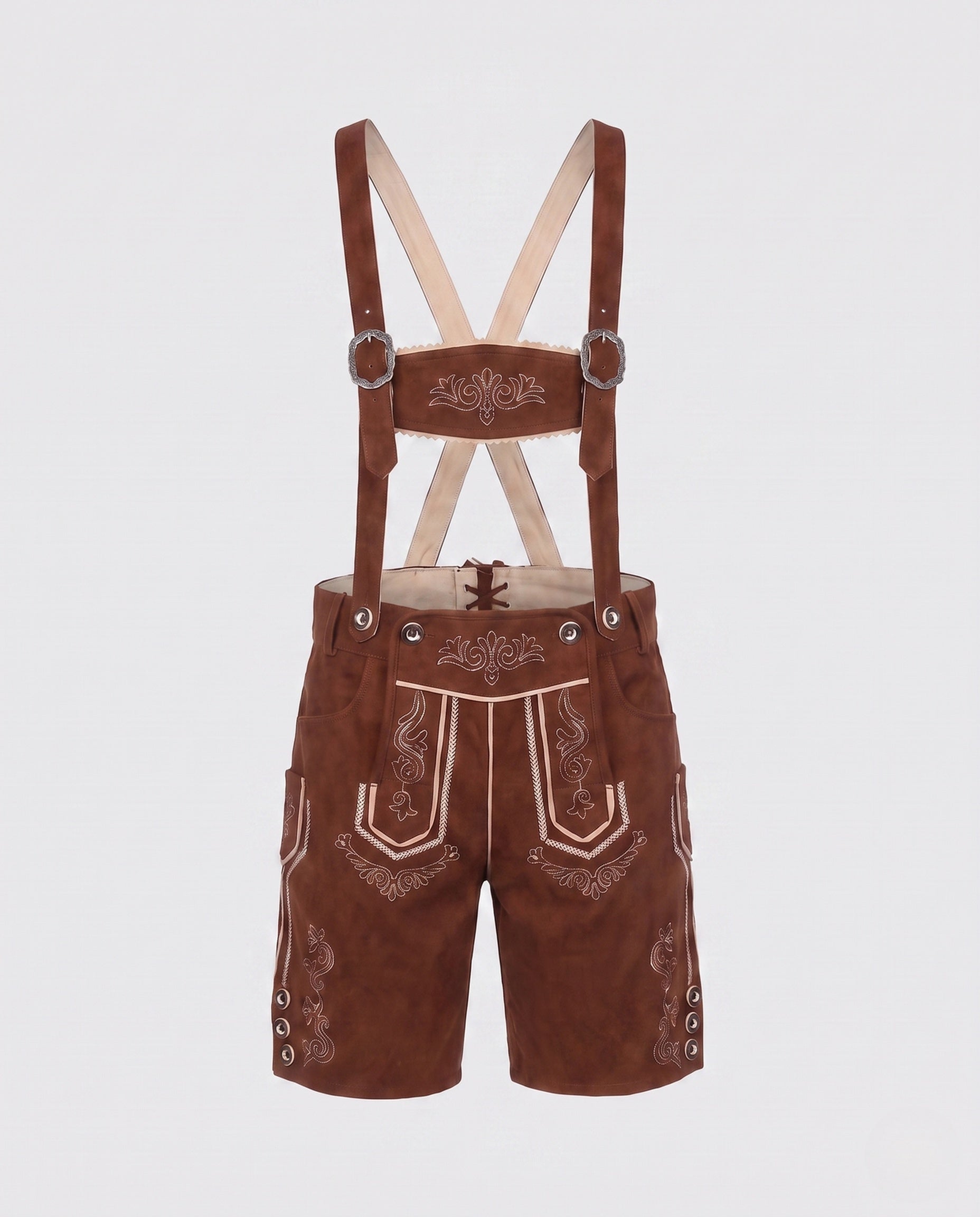 Trachten-Lederhose Herren | Traditionelle Oktoberfest Trachtenhose 4