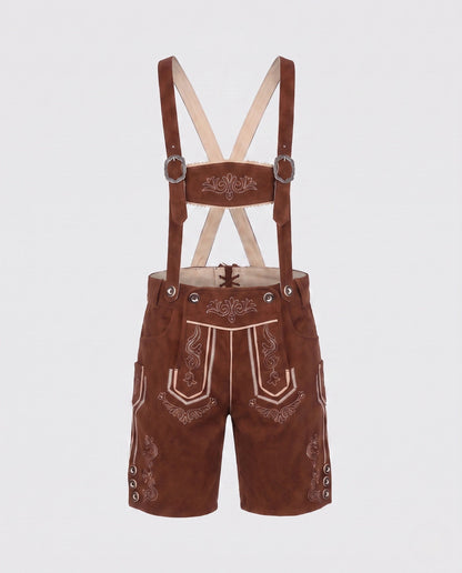 Trachten-Lederhose Herren | Traditionelle Oktoberfest Trachtenhose 4