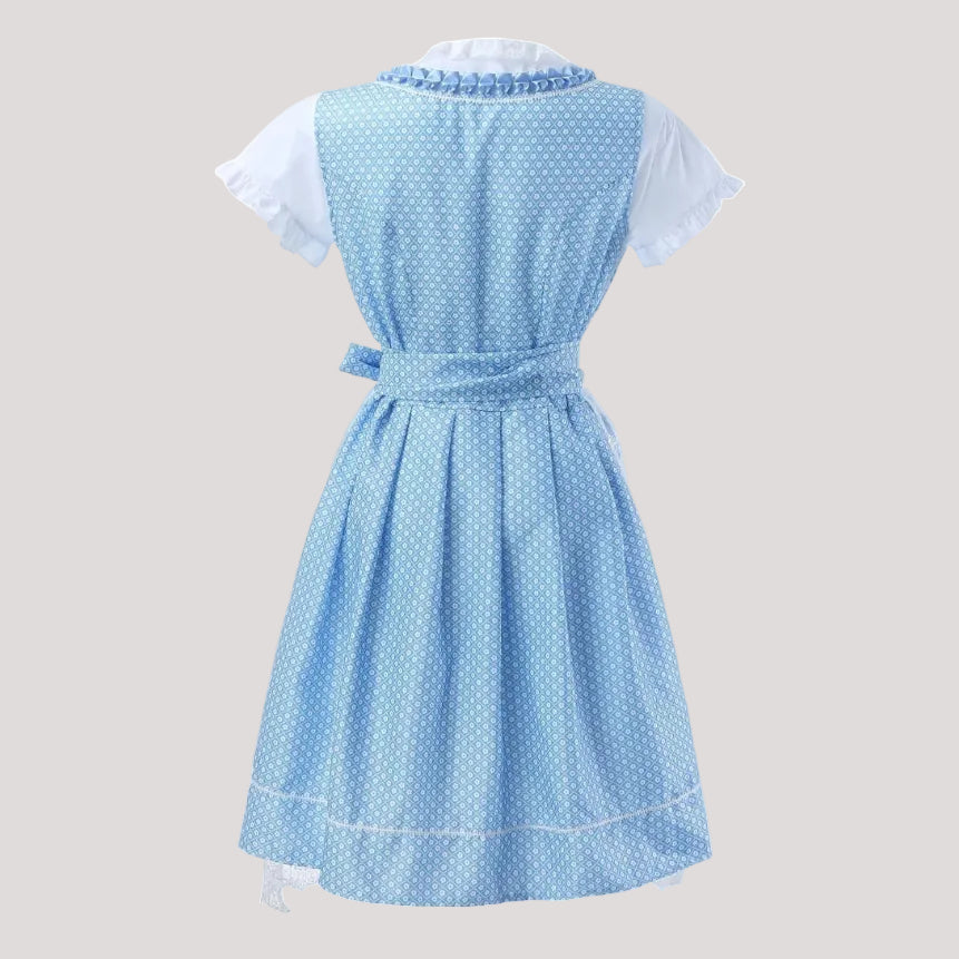 Traditionelles Dirndl Damen | Tailliertes Trachtenkleid mit Bluse 2
