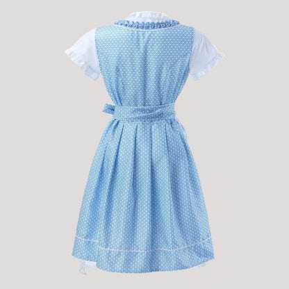 Traditionelles Dirndl Damen | Tailliertes Trachtenkleid mit Bluse 2