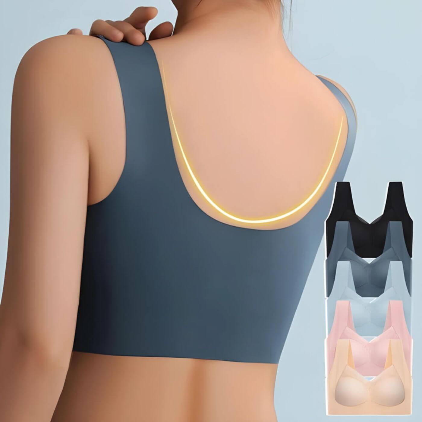 Trägerloser BH Ohne Bügel | Nahtloser Damen BH für Alltag 4