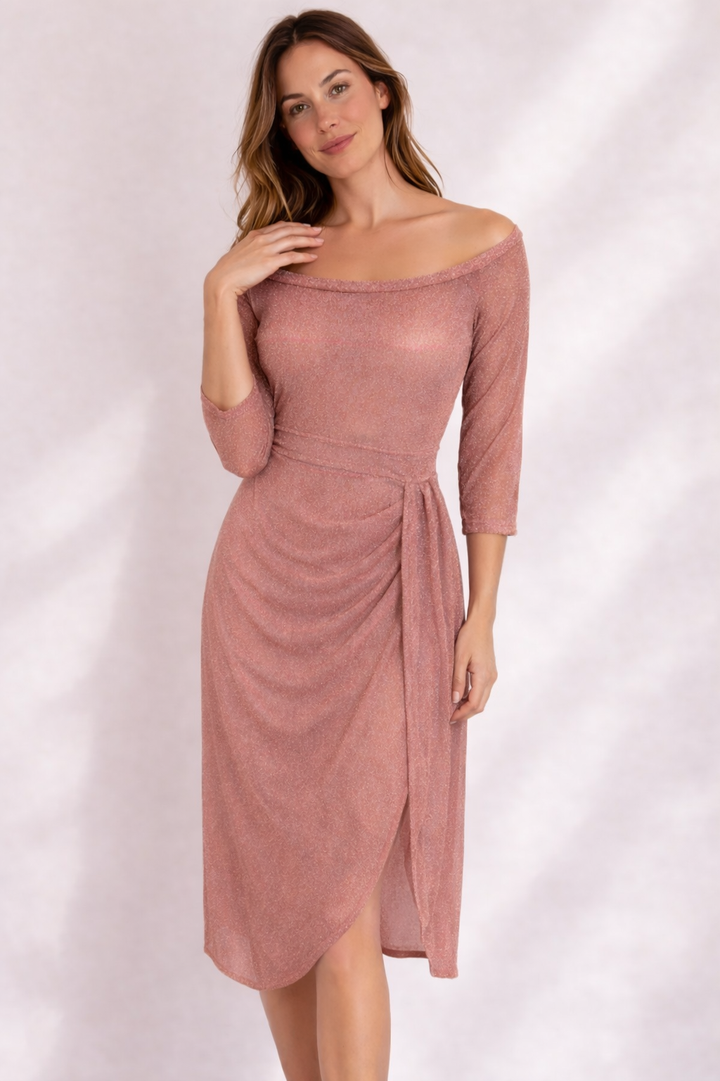 Transparentes Glitzerkleid | Festliches Kleid für Hochzeitsgäste 2