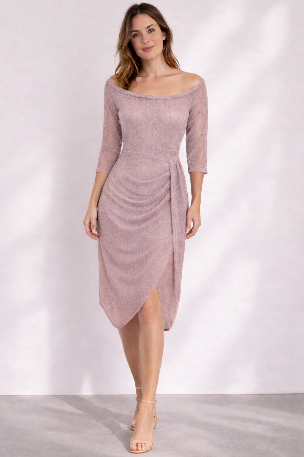 Transparentes Glitzerkleid | Festliches Kleid für Hochzeitsgäste 7