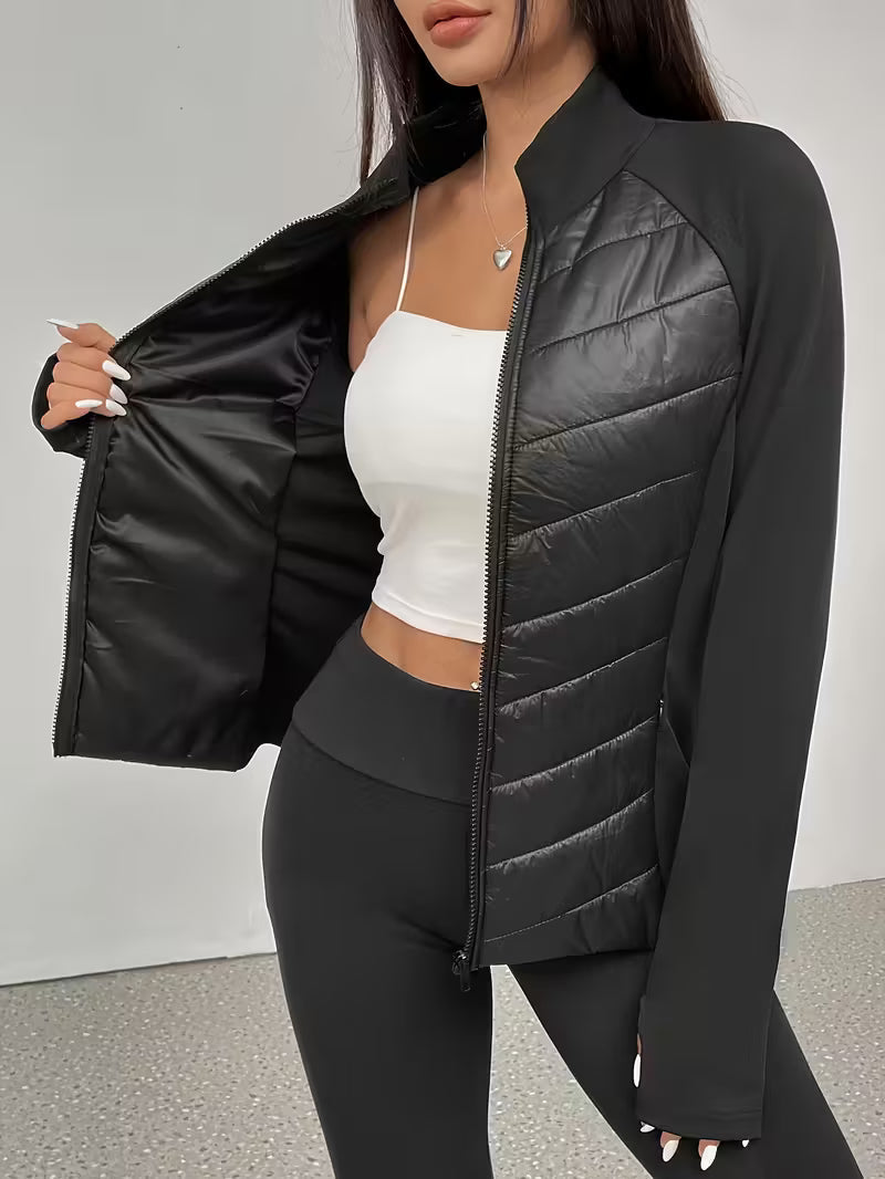 Übergangsjacke Damen Slim Fit | Steppjacke mit Stehkragen 3