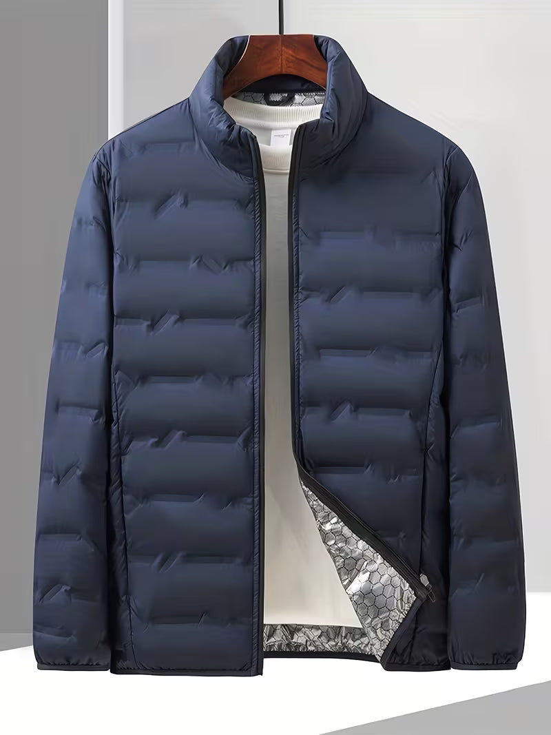 Übergangsjacke Herren Leicht Steppjacke Formstabil Pillingarm 0